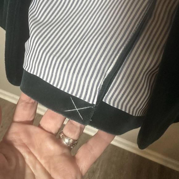 J Crew Womens Parke Blazer Jacket 20 Velvet Velour Dark Forest Green Holiday - Picture 8 of 13